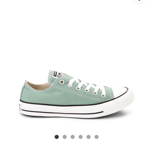 Pale Green (Herby) Converse - Picture 1 of 8